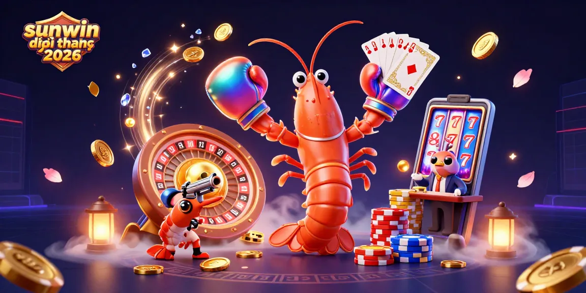 Experience thrilling gameplay at sunwin đổi thưởng 2026 with vibrant casino illustrations and dynamic gaming action.